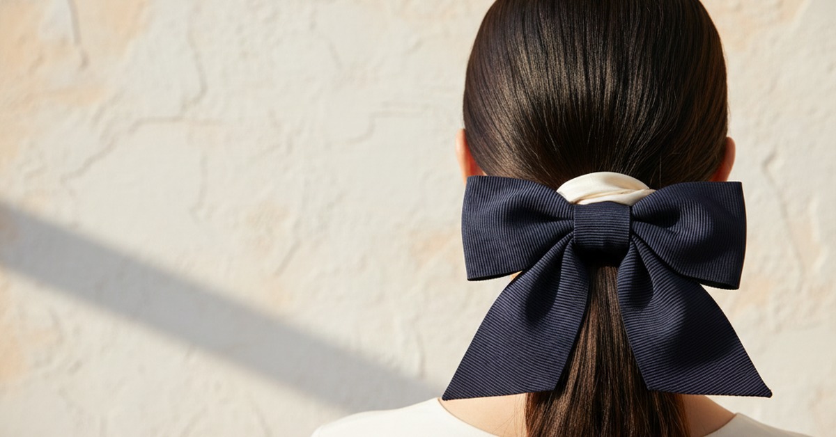 Old Money Aesthetic and Hair — Why the Understated Bow Is Everywhere Right Now